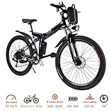 Tomasar Folding Electric Bike with 26 Inch Wheel