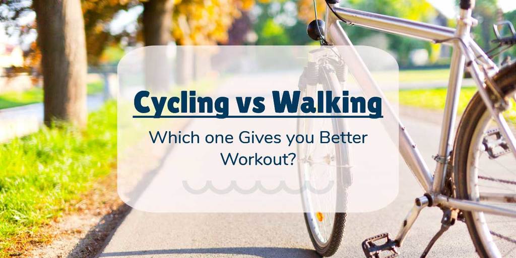 cycling vs walking calories burned