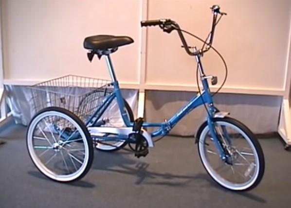 folding trike bike